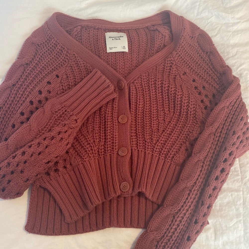 cardigan button up abercrombie & fitch